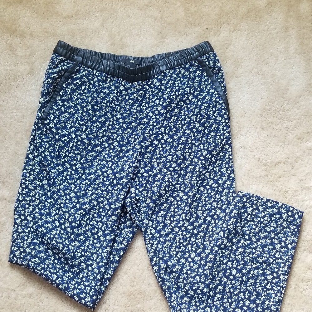 H&M floral joggers